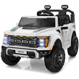 ENYOPRO Licensed Ford F-150 Raptor 2 Seater Kids Ride on Truck, 24V Ride on Toys for Big Kids w/Parent Remote Control, Electric