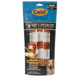 Cadet Chef's Specialties Natural Rawhide Shish Kabob Chew Sticks, Apple Peanut Butter Flavor, Healthy Dog Treats for Large Breed