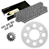 Caltric Drive Chain & Sprockets Kit Compatible with Honda Xr100R 1985-2003 / Crf100F 2004-2013