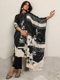 Libas Women'S Silk Blend Kurta Set (400324 Black 2Xl