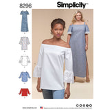 Simplicity Misses/Petite/Womens Dress and Tops Art and Craft Sewing Template, Sizes 1018