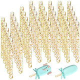 Geiserailie 40 Piece Acrylic Cakesicle Sticks Reusable Mirror Ice Cream Sticks Mini Ice Lolly Craft Cakesicle Mold for DIY Candy