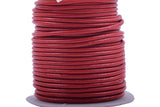 KONMAY 1.5mm Round Real Leather Cord, 25 Yards Red Leather String Cord for Jewelry Making, Necklaces, Bracelets and Crafting