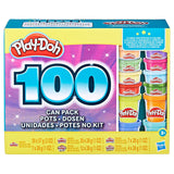 Play-Doh Wow 100 Bulk Modeling Compound Variety Pack, 100 Cans Including Sparkle, Super Shimmer, Metallic and Confetti, Back to