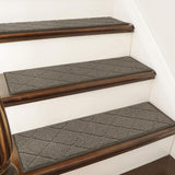 COSY HOMEER Stair Treads for Wooden Steps 9x28 Washable Indoor Carpet Stair Treads Non Slip Soft Polyester Stair Carpet Tread Re