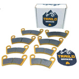 Traild Polaris Ranger 1000/XP 1000/Crew 1000/Crew XP 1000/Crew SP 570/Kinetic 2018-2025 Ceramic Brake Pad Set Front & Rear