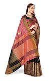 Greciilooks Womens Cotton Blend Half & Half Women Saree For Women (Pink)