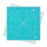 Headley Tools 12x12 Rotating Cutting Mat, Self Healing Mat with 360-Degree Rotation & Anti-Slip Base, Sewing Board Cutting Mat P
