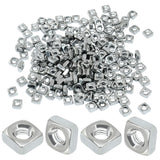 Waziaqoc 200 PCS 304 Stainless Steel M3 Square Nuts