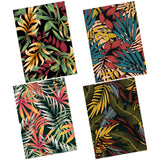 Craftangles Decoupage Paper A4 Bold Botanicals Black