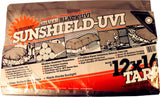 DeWitt 6 oz UV Resistant Sunshield Tarp, 12' x 16', Silver/Black