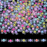 200+ pcs Candy Bulk Assorted Cute Kandi Beads for Jewelry Making, Bracelet Making Kit, Craft Supplies Charm Beads(Small Round Ca