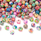 Craftdady 200Pcs 10mm Polymer Clay Round Ball Spacer Beads Mixed Colors for Jewelry Making