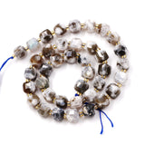 Malahill Wholesale Natural Faceted Stone Beads for Jewelry Making Sold per Bag 5 Strands Inside Cube Labradorite A 8mm