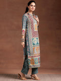 Libas Women'S Crepe Printed Straight Kurtas (29243O_Multi Multicolour Multicolour Xl
