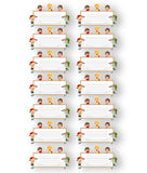 VVWV School Kids Name Slips for Students | DIY School Notebook 14 PCs Stickers | Book Name Labels