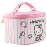 Sanrio Hello Kitty Makeup Bag - Makeup Organizer, Travel Toiletry Bag for Women & Girls | Cute Cosmetic Bag, Train Case for Kids