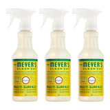 MRS. MEYERS CLEAN DAY Multi-Surface Everyday Cleaner, Honeysuckle Scent, 16 Fl Oz Bottle - 3 Pack