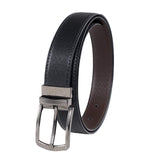 Keviv PuLeather Formal, Casual & Reversible Belts For Men (Black/Brown) (Gb / Belt07)