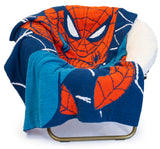 Jay Franco Marvel Spiderman Feather Knit Throw Blanket 50x60 Super Soft