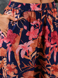 Anni Designer Women'S Cotton Blend Straight Printed Kurta With Palazzo (Chinki Blue-Nw_S_Blue_Small),Blue,S,,,