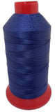 Bonded Nylon Sewing Thread Size #138 T135 1250yds for Outdoor Upholstery (Navy Blue)
