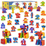 Birthday Toy Gifts for 3 4 5 6 8 Years Old Toddler Boys Girls,26 Alphabet Robots ABC Letters Educational Learning Toys for Kids,