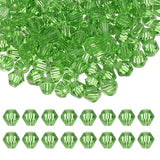 PATIKIL 4mm Bicone Crystal Beads, 400 Pcs Glass Faceted Bicone Beads Loose Spacer Bead for Jewelry Making Bracelet Necklace Earr