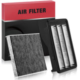BDFHYK 2 PCS CA12050 Engine Air Filter and CF11182 Cabin Air Filter Compatible with Honda Civic 2016-2021 1.5L 2.0L, CR-V 2017-2