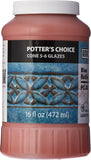 AMACO Potters Choice Glaze, Blue Rutile PC20, 1 Pint 35401D
