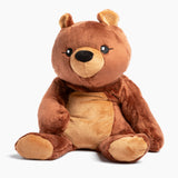 HUGIMALS Darby The Bear 20 Inch 4.5 lb Heavy Cute Sensory Weighted Comfort Plush | Large Unscented Washable Self Care Calming St