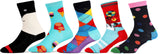 Rc. Royal Class Full Length Soft Cotton Socks For Boys & Girls (1112 Years, Multicoloured, Pack Of 5 Pairs)