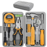 Hi-Spec Tool Kit Yellow 20pc. Small Tool Kit for Home DIY & Office Repairs. Compact and Lightweight Essential Tools in a Portabl