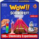 Butterfly EduFields 100+ Science Kits for Kids Age 4-8 | Science Kit Gifts for 6 Year Old Boys & Girls | Science Experiments for