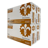 KingSeal LARGE Vinyl General Purpose Disposable Gloves, Powder-Free, 4 mil, Clear - 4 boxes of 100 Gloves by Weight (400 Count)