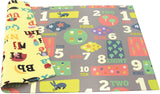 Baby Care Play Mat (Large, Playful - Letters and Numbers) 82'' x 55'' Original One-Piece Reversible Rollable Waterproof Play Mat
