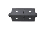 Edsal CPOUTBLK4 Muscle Rack Post Coupling Outer Black (4 Pack), 3 Height, 1.5 Width, 1.5 Length (Pack of 4)