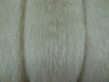 Plutus Brands Plutus Fancy Mink Handmade Throw Pillow, 20 X 36, Ivory Off White