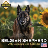 Belgian Shepherd Dog Calendar 2027 - 16 Month Dog Wall Calendar, Monthly Planner, Large Writing Blocks, Thick No Bleed Paper, Ma