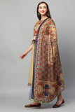 Gosriki Women'S Cotton Straight Kurta With Palazzo & Dupatta (Reema Beige_S_Beige_Small),Beige,,B09H39GZJF