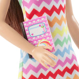 Barbie Teacher Doll With Brunette Fashion Doll With Printed Dress, 1 Toddler Doll, & Teaching Accessories