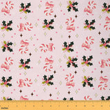 Feelyou Merry Christmas Fabric by The Yard 10 Yard Kids Bow Upholstery Fabric for Chairs for Boys Girls Teens Holiday Gift Water