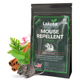 Extra-Strength Mouse Repellent Pouches, 10 Pack Rodent Repellent Indoor for Car Engines/RV/Boat/Cabin/Shed/Garage/House Mice Rep