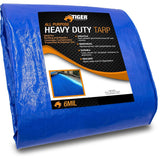 Durable, Heavy Duty & Waterproof 20 x 30 All Purpose 6 MIL Tarp by Tiger Tough (3 Pack)