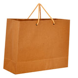 PPJ PAPER CARRY BAG, (Brown Craft) 16 Inch X 12 Inch X 4 Inch (Large) For BIRTHDAY/WEDDING/FUNCTION/DIWALI/CHRISTMAS RETURN G