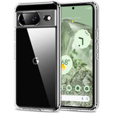 HOOMIL for Google Pixel 8 Case, Non-Yellowing, Drop Protection, Anti-Scratch, Transparent Hard Back Phone Cover - Crystal Clear