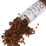 Miyuki Delica Seed Beads - Size 11/0 (1.6 mm), DB0461, Nickel-Plated Dyed Copper, 7.2 g, Approx. 1440 Beads, Made in Japan