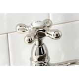 Kingston Brass Ks1276Axbs Heritage Bridge Kitchen Faucet, Polished Nickel,11.19 X 8.56 X 13.13