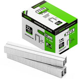meite 22 Gauge 71 Type 3/8 Crown Wide 5/8 Leg Length Galvanized Staples for Upholstery Stapler, 10,020 Counts/Box (1 Case - 20 B