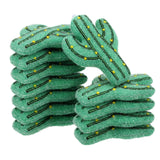 Acellegic 12 Pcs Cactus Sponge Dish Scrubber Dual Sided Non Scratch Dish Washing Scrubbers Reusable Household Cleaning Kitchen T
